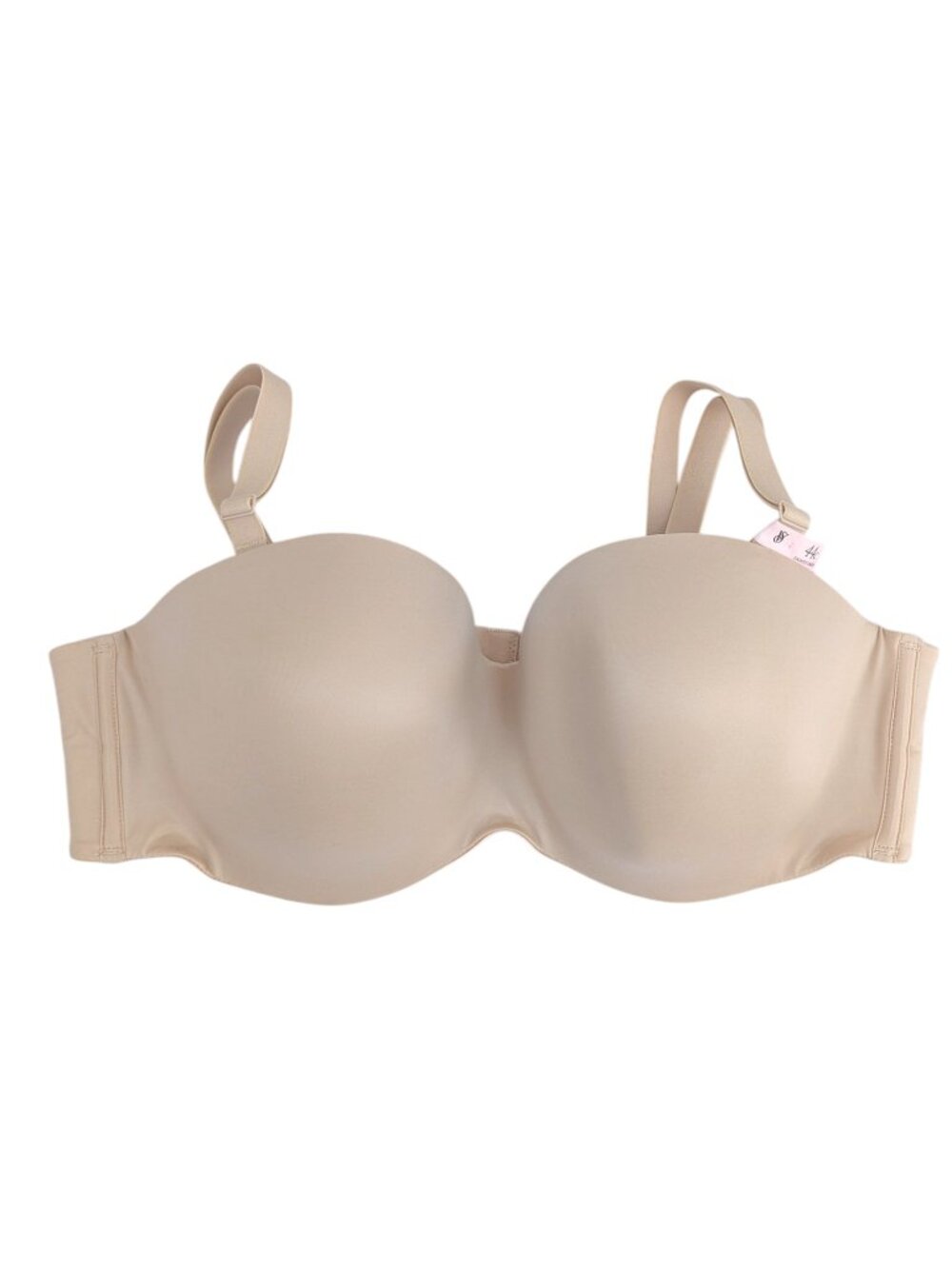 Victoria's Secret Nude Strapless Bra Marzipan Multiway Wired Size 44C